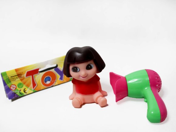 кукла пищалка+фен в пак (480)