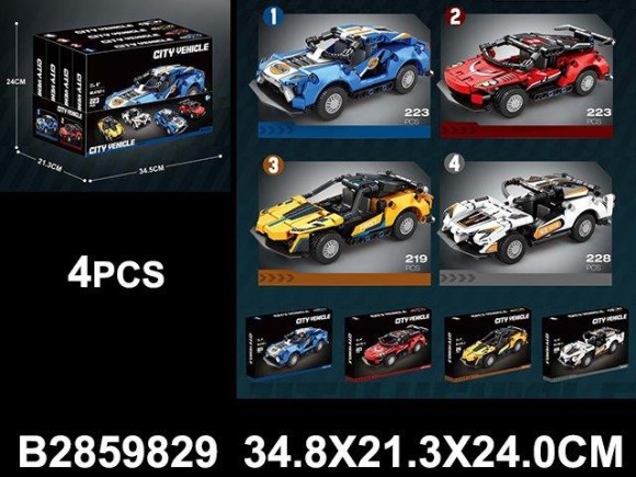 конструктор Спорт.авто (4 шт.блок) (16)