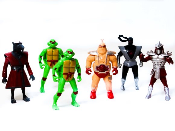 набор черепашки ниндзя 20см (120)